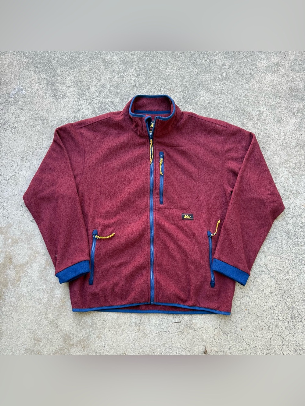REI Co-op Burgundy Fleece Jacket